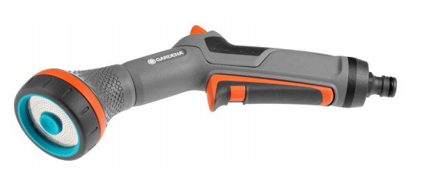 Gardena 18321-20 Pistola De Pulverización De Agua O Boquilla Boquilla De Lavado Negro, Gris, Naranja De Plástico