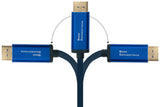 Alcasa 4812-Csf030b Adaptador De Cable De Vídeo 3 M Usb Tipo C Displayport Azul