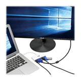 Eaton Tripp Lite   Usb-C Multiport Adapter Vga Usb-A Port Gbe And Pd Charging White