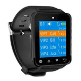 Avpos Avp-Ac-W01 Reloj Avisador Camareros - 4 Mensajes Simultaneos - Vibracion - Pitido - Negro
