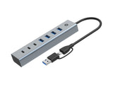 Conceptronic Usb-Hub 7-Port 3.2 C->4x3.0 3xusb-C O.Netz. Gr