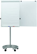 Flipchart Mauloffice, Rundfuss M. 2 Papierhaltern Plateado