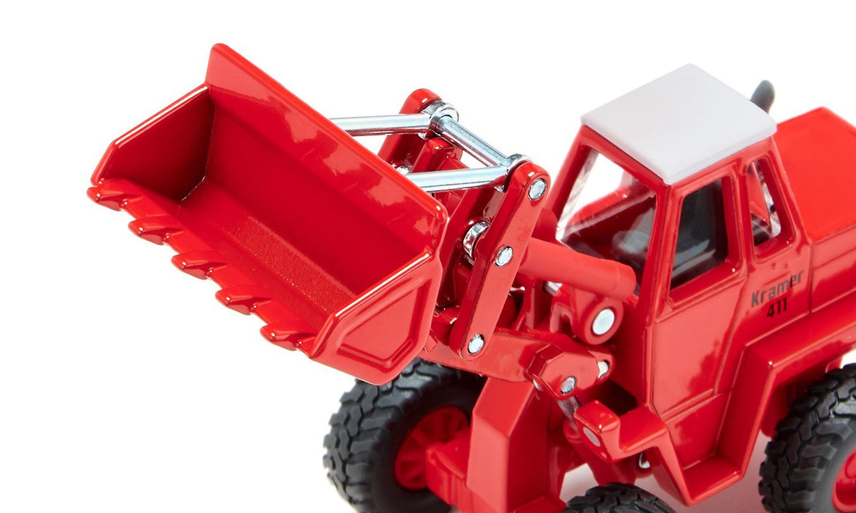 Excavadora Siku Super Kramer 411, Modelo De Vehículo Rojo 10356300000