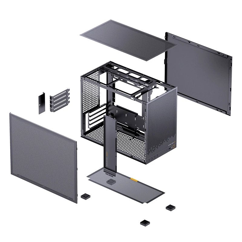 Jonsbo D32 Std Mesh Pc-Gehäuse, Mini-Gehäuse, Matx - Schwarz