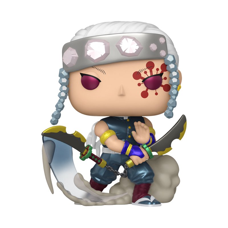 Funko Pop Demon Slayer Tengen Uzui Con Opcion Chase Metalico 75574