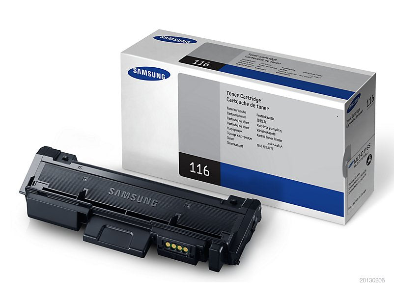 EAN 0887276023229 - Samsung MLT-D116S cartucho de tóner 1 pieza(s) Original Negro imagen 1