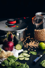 Olla A Presión Selecta Monix M790001 Ø22cm 4l Acero Inoxidable 18/10 Regulador Para Selección Gradual De La Presión