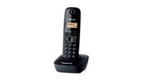 Panasonic Cordless Kx-Tg1611fxh Black, Caller Id, Wireless Connection, Phonebook Capacity 50 Entries, Built-In Display,