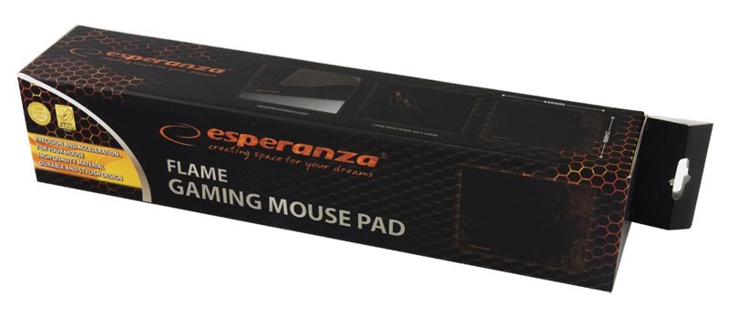 Alfombrilla Gaming Mouse Pad Esperanza Flame Ea146r