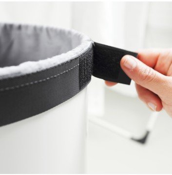 Papelera Brabantia, 35 L Corcho/Blanco