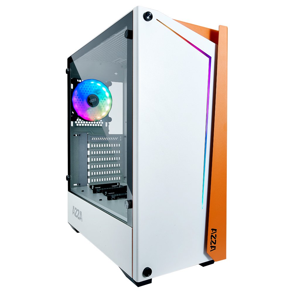 Caja Pc Azza Apolo 430w-Df2 Gaming  Vidrio Templado