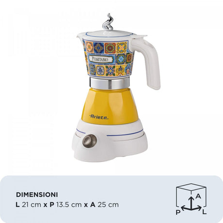 EAN 8003705124653 - Ariete 1358/1P Manual Cafetera moka eléctrica 0,14 L imagen 3