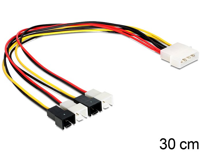 EAN 4043619833436 - DeLOCK 83343 cable de alimentación interna 0,3 m imagen 1