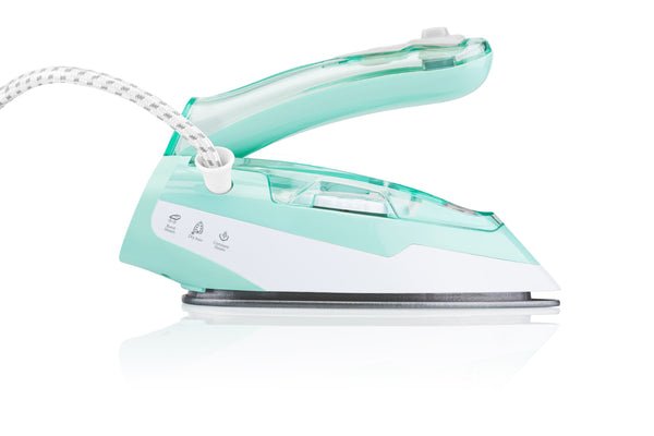 Plancha Eta Sophia Eta127190000 De Vapor De Viaje, 1100 W, Verde Blanco