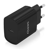 Aisens Cargador Usb-C Pd3.0 1 Puerto 1xusb-C 20w - Negro
