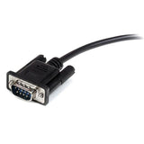 EAN 0065030849029 - StarTech.com MXT10050CMBK cable de serie Negro 0,5 m DB-9 imagen 3