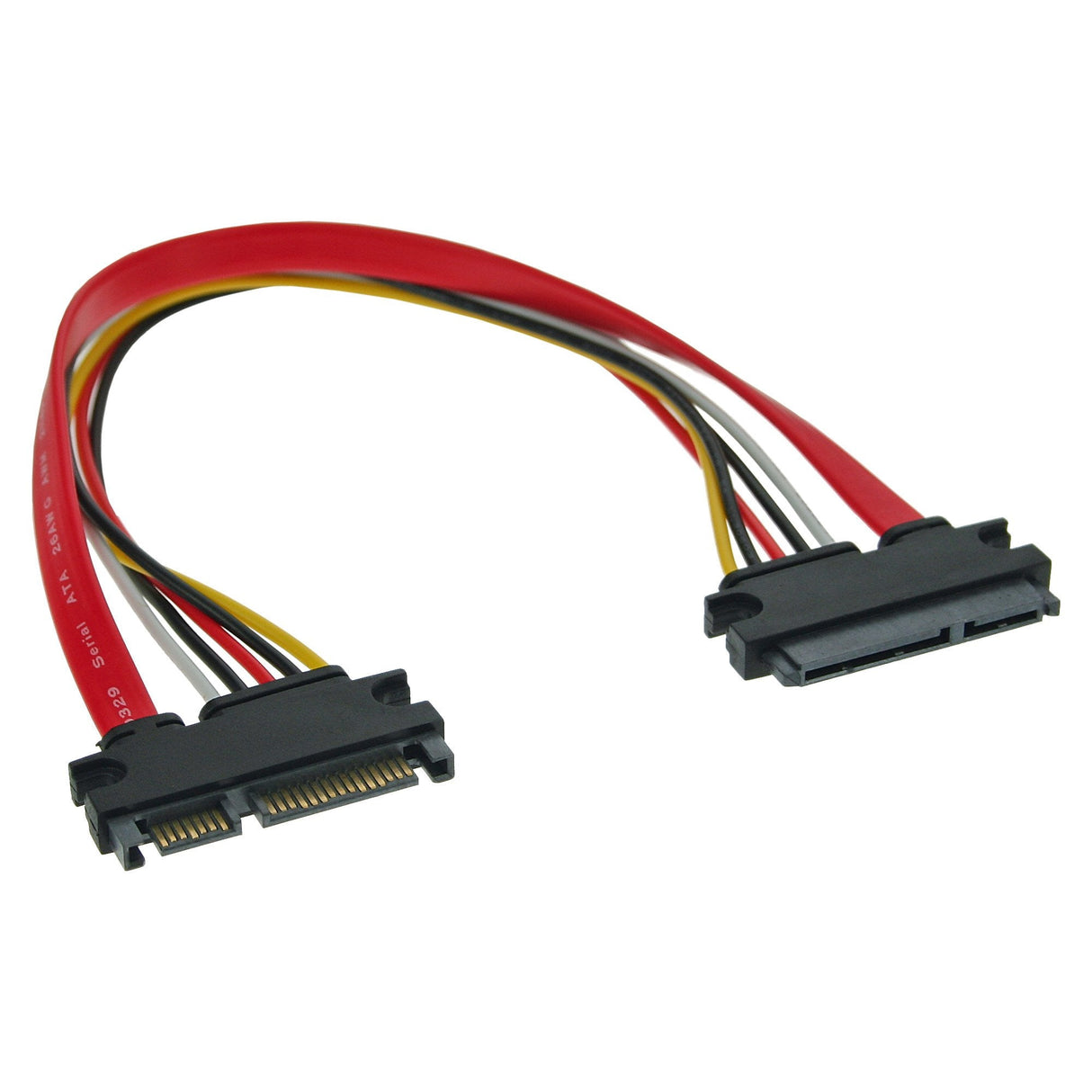 Inline Sata Data + Power Cable Sata 6gb/S Macho A Hembra 0.3m