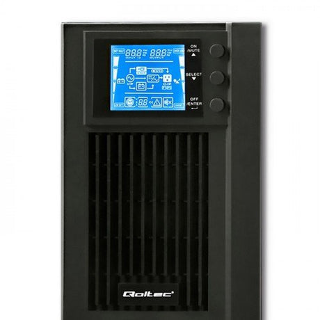 EAN 5901878530420 - Qoltec 53042 sistema de alimentación ininterrumpida (UPS) Doble conversión (en línea) 1 kVA 800 W 2 salid imagen 10