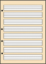 Oxford Arbeitsblock Classi Din A4 Rayado Lineatur 1, 50 Hojas
