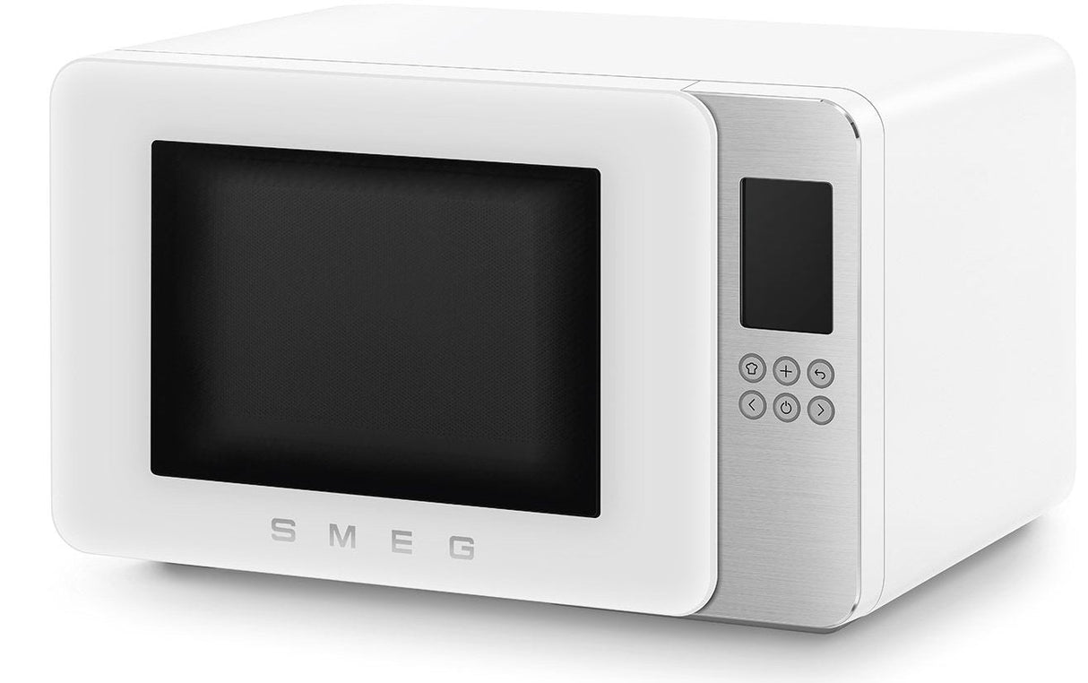 Smeg Mikrowelle M. Grill Moc01whmeu, 4 Fkt, 1900w, Mattweiss