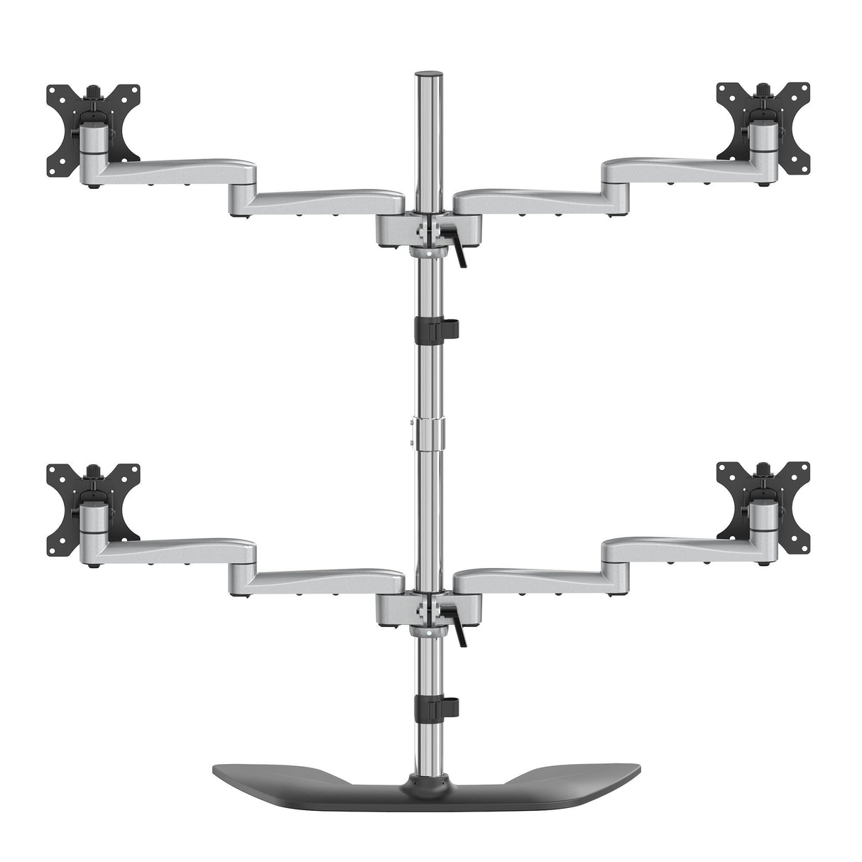 EAN 65030879903 - StarTech.com ARMQUADSS soporte para monitor 81,3 cm (32") Negro, Plata imagen 6