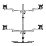 EAN 65030879903 - StarTech.com ARMQUADSS soporte para monitor 81,3 cm (32") Negro, Plata imagen 6