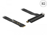 Delock M.2 Key M> Pcie X16 Cable Adaptador Nvme Negro, 20 Cm 64133