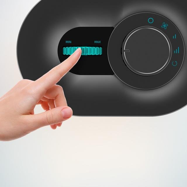 Calefactor Cecotec 08290  Eléctrico Interior Negro 1500 W Ventilador Eléctrico