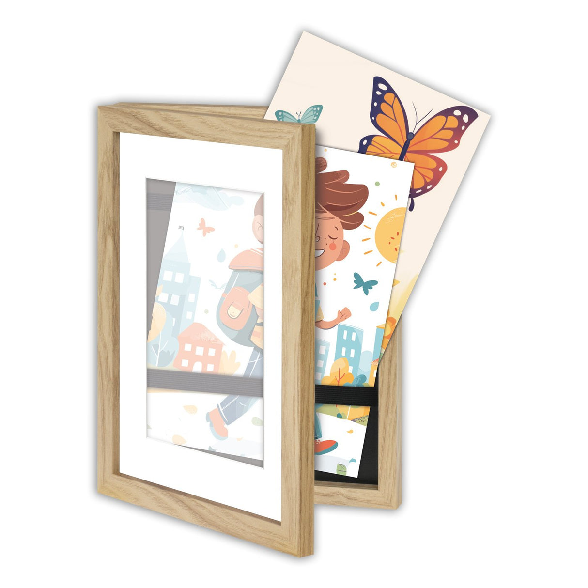 Zep London Box Natural     Mrn82 Holz Rahmen Innenmass  14x21,5cm