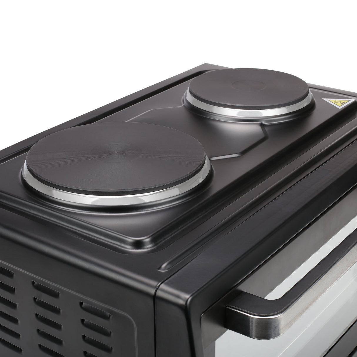 Mini Horno Con 2 Placas Eléctricas En La Parte Superior Tristar Ov-1443--38 L-3100 W-Función De Calor Del Ventilador-Negro