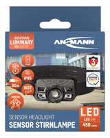 Linterna Ansmann Hd450frs Regulable Iones De Litio, Usb-C 1600-0528