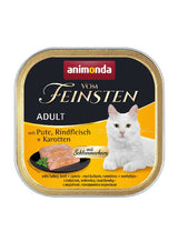 Animonda Vom Feinsten Classic Cat Sabor: Pavo, Ternera + Zanahoria 100g