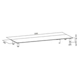 Logilink Bp0060 Soporte De Mesa Para Pantalla Plana Independiente Acero Inoxidable, Transparente