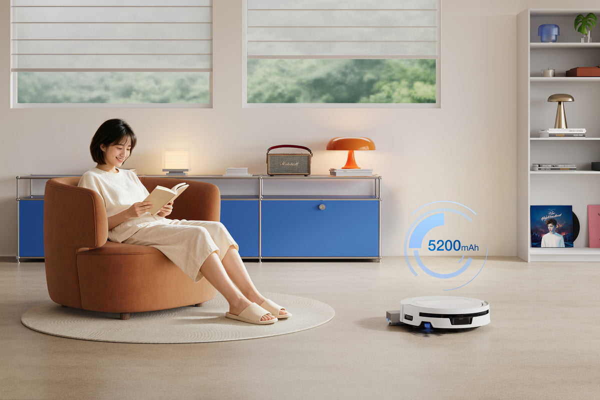 Ecovacs Deebot T90 Max Omni Vacuum Cleaner,Robot,Wet&Dry,30000pa,Truedge 3.0,Zerotangle 4.0,Ozmo Roller 3.0,White+Omni Auto-Empty Station