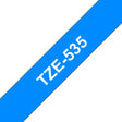 EAN 4977766686471 - Brother TZE-535 cinta para impresora de etiquetas Blanco sobre azul imagen 1