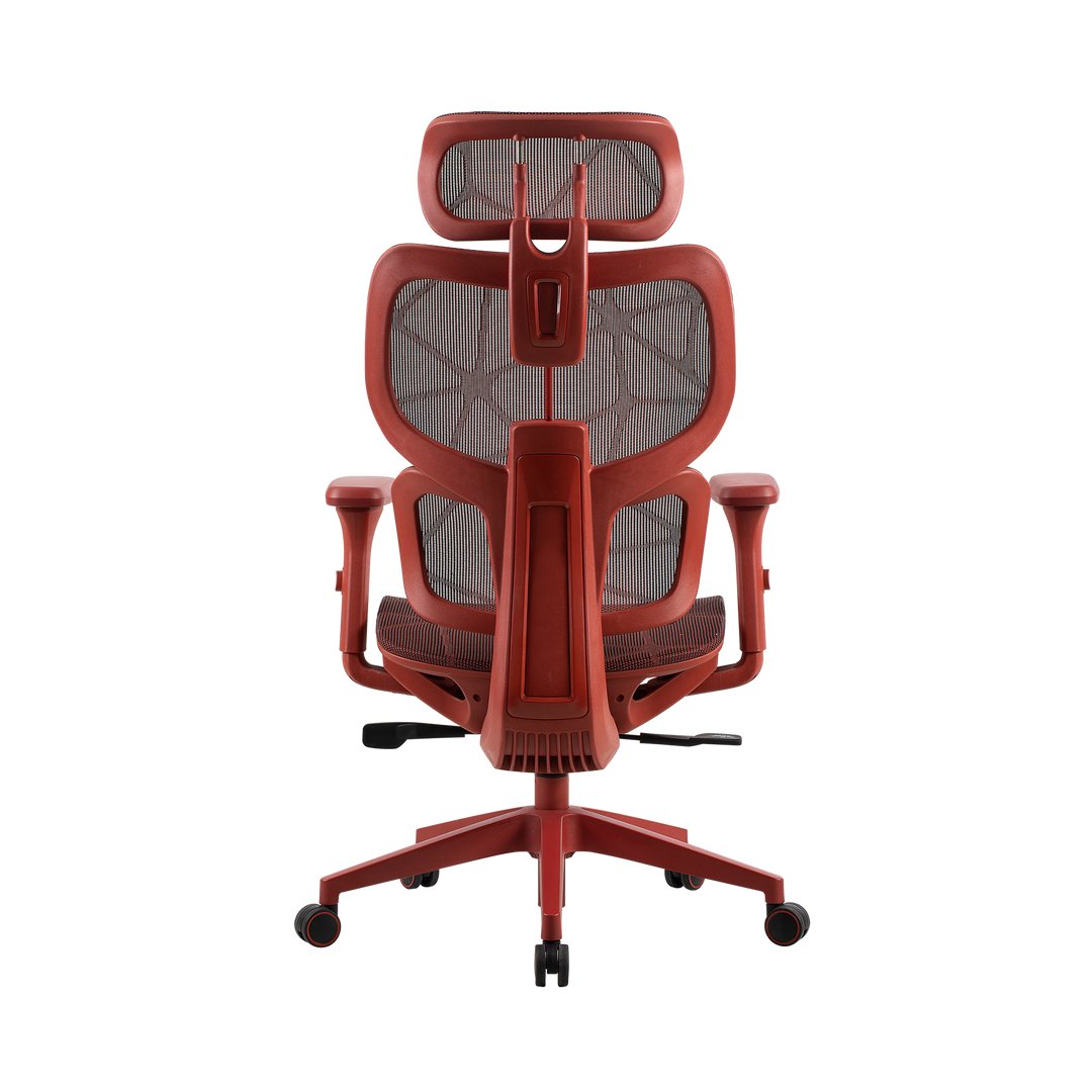 Silla De Oficina  Onex Ventra Premium De Malla, Roja