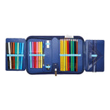 Herlitz 50038268 Caja De Lápices Estuche Suave Poliéster Azul