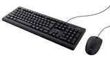 Trust Tkm-250 - Tastatur-Und-Raton-Set - De - Schwarz