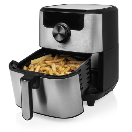EAN 8713016091499 - Princess 182033 Sencillo 4,5 L Independiente 1500 W Freidora de aire caliente Plata imagen 13
