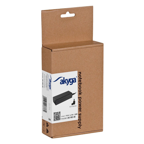 EAN 5901720133762 - Akyga AK-ND-45 adaptador e inversor de corriente Interior 120 W Negro imagen 4