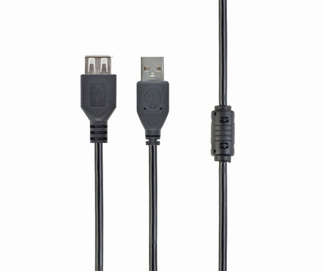 EAN 8716309052115 - Gembird 3m USB 2.0 A M/FM cable USB USB A Negro imagen 1