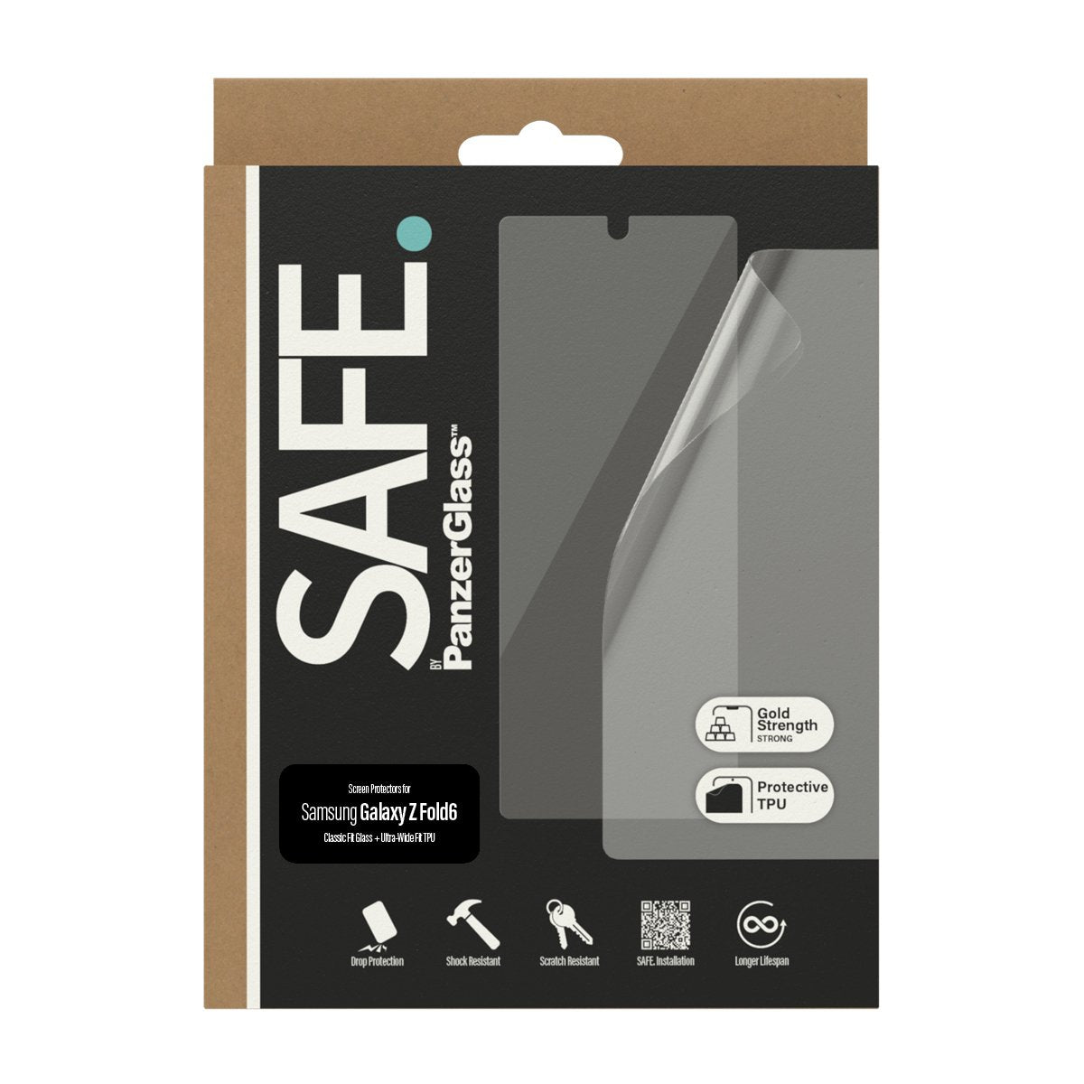 EAN 5715685002106 - PanzerGlass SAFE. by ® Screen Protector Samsung Galaxy Z Fold6 | Glass & Film Protector de pantalla 1 pie imagen 3