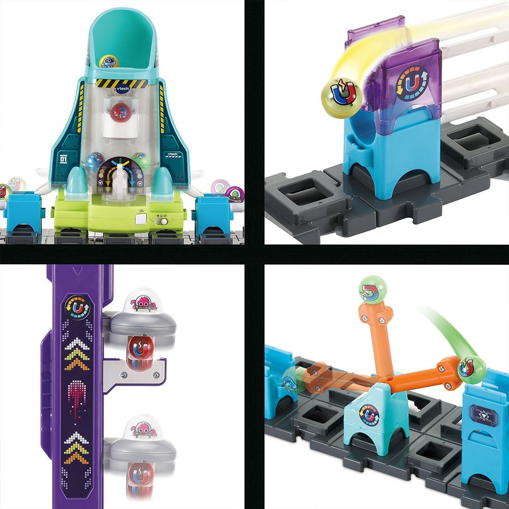 Vtech Marble Rush - Set Magnético Espacial Xl300 E, Pista