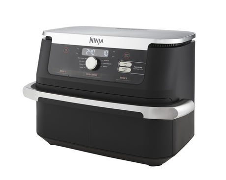 EAN 0622356270373 - Ninja AF500EU freidora Doble 10,4 L Independiente 2470 W Freidora de aire caliente Negro, Acero inoxidabl imagen 2