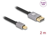 EAN 4043619810925 - DeLOCK Mini DisplayPort - DisplayPort Kabel 2 m Gris imagen 2