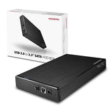 Axagon Ee35-Xa3 Caja Externa De 3,5, Usb 3.0 / Sata Ii, Aluminio - Negro