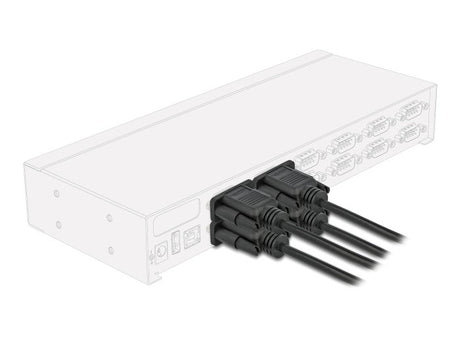 EAN 4043619868278 - DeLOCK 86827 cable de serie Negro DB-9 imagen 2