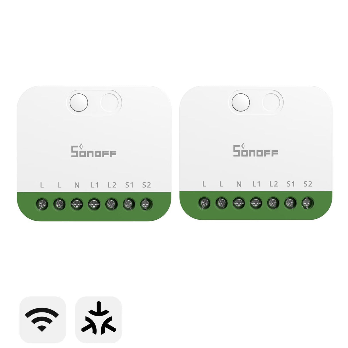 EAN 6920075743623 - Sonoff MINI DUO Inalámbrico y alámbrico Blanco imagen 3