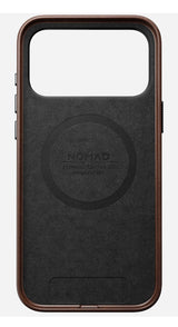 Nomad Traditional Leather Case Funda Para Iphone 17 Pro Max 17,5 Cm (6.9") Marrón