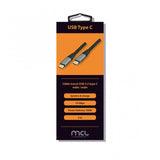 Mcl Usb 3.2 Type C Mesh Cable Gen2 10g 100w 5a - 2m